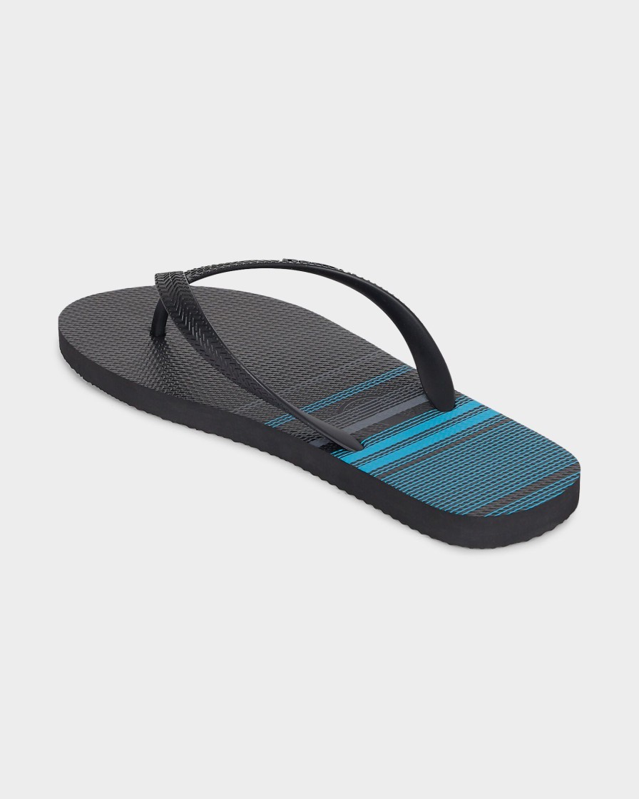 Men KUSTOM Thongs | Blend Base Blue Stripes 2Fa