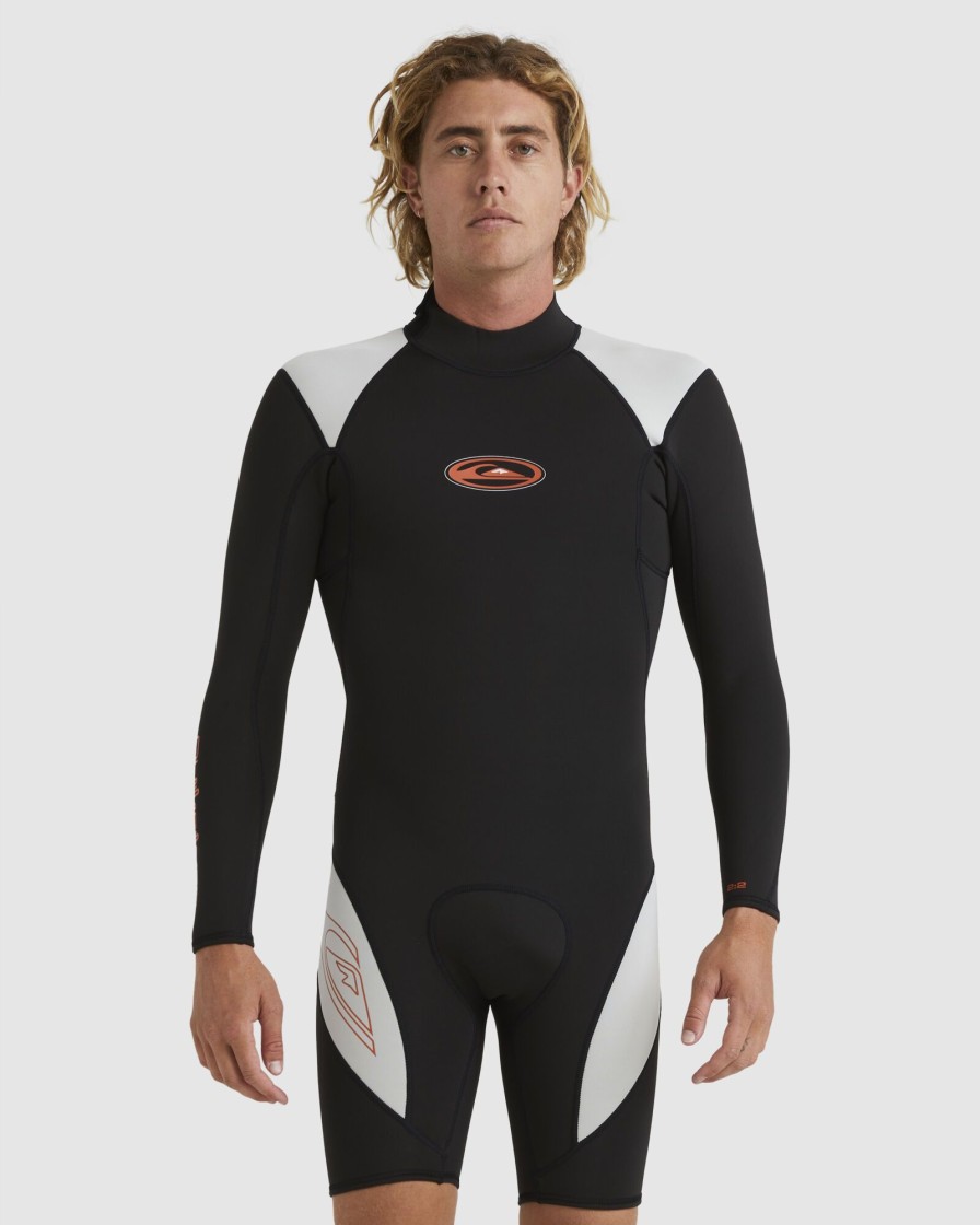 Men QUIKSILVER Wetsuits | Mens 2/2Mm Capsule Saturn Long Sleeve Spring Suit