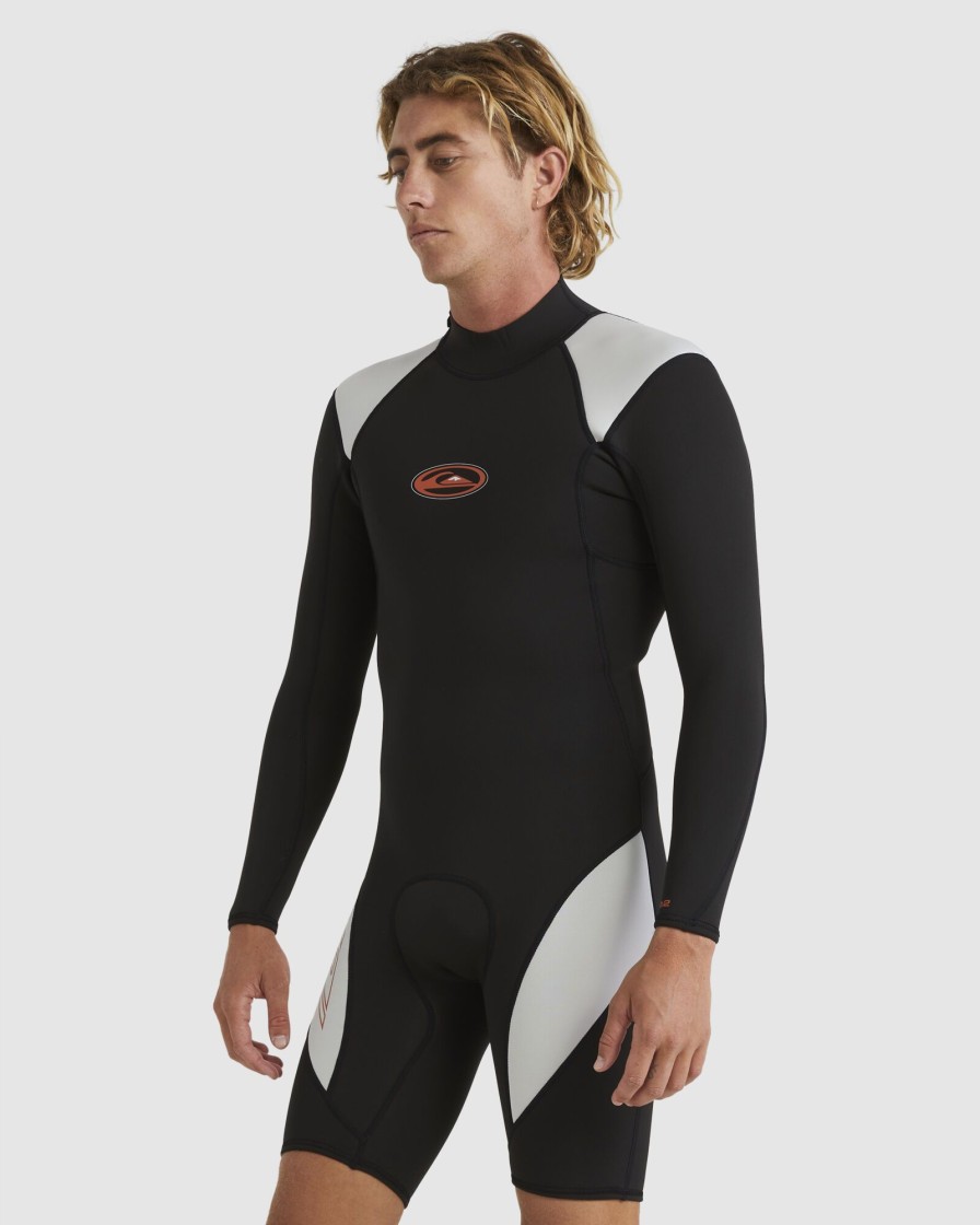 Men QUIKSILVER Wetsuits | Mens 2/2Mm Capsule Saturn Long Sleeve Spring Suit