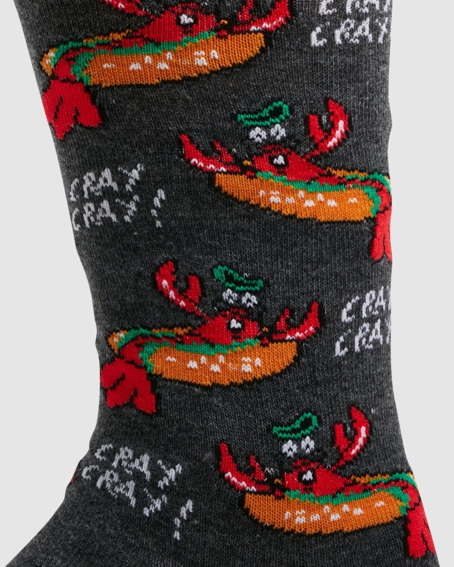 Men KUSTOM Socks & Underwear | Cray Cray Black Marle Multi