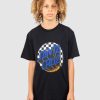 Youth SANTA CRUZ Clothing | Check Delta Dot Front Tee Blk