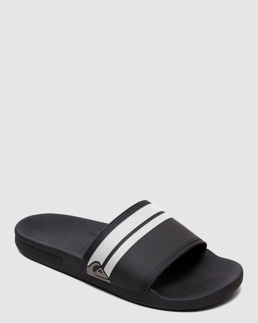 Men QUIKSILVER Slides | Mens Rivi Slide Slider Sandals