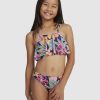 Youth ROXY Clothing | Girls 7-16 Paradise Trip Two Piece Flutter Bikini Set