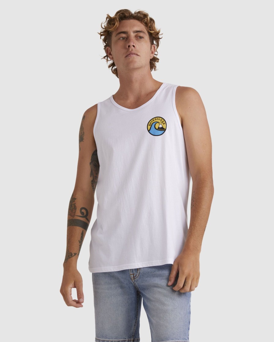 Men QUIKSILVER Singlets & Tanks | Mens Feeling The Vibe Muscle Vest Top