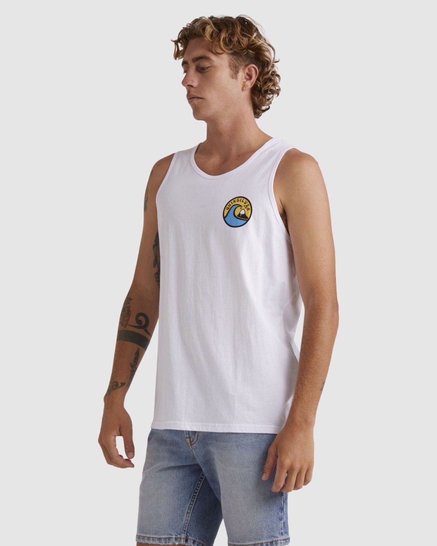 Men QUIKSILVER Singlets & Tanks | Mens Feeling The Vibe Muscle Vest Top