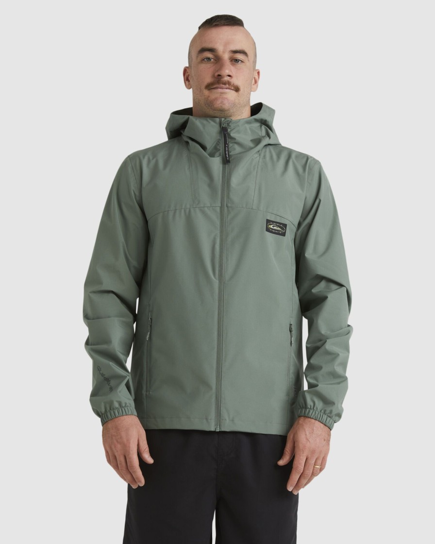 Men QUIKSILVER Jackets | Mens Mikey Lizard Runner Jacket