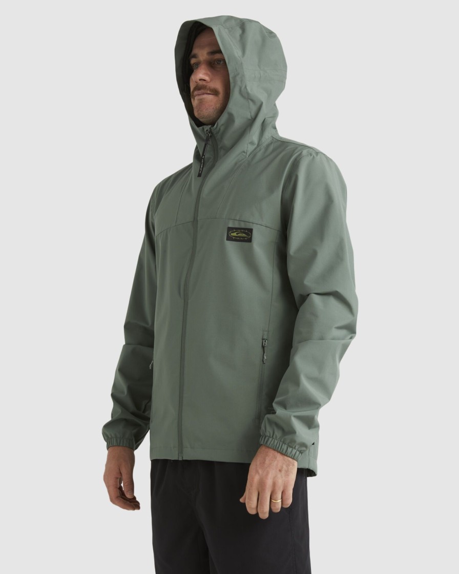 Men QUIKSILVER Jackets | Mens Mikey Lizard Runner Jacket