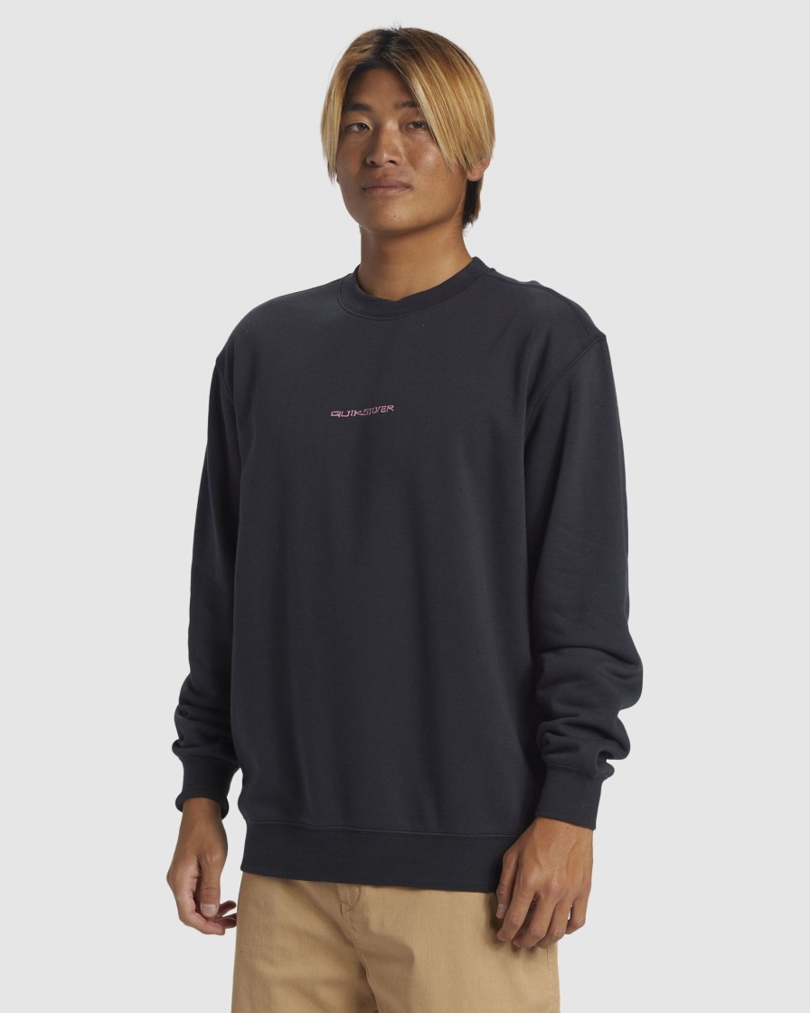 Men QUIKSILVER Jumpers & Hoodies | Graphic Mix Crew