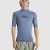 Men QUIKSILVER Rashvests | Mens All Time Short Sleeve Rash Vest