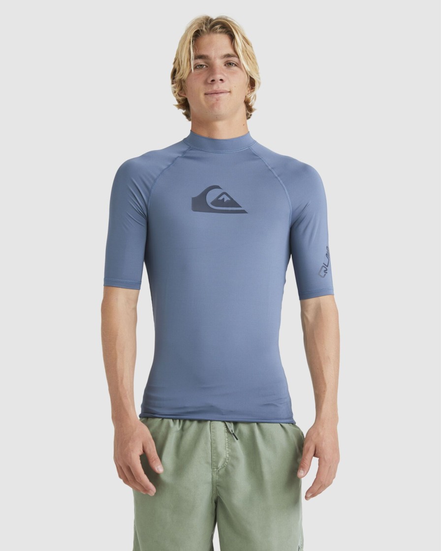 Men QUIKSILVER Rashvests | Mens All Time Short Sleeve Rash Vest