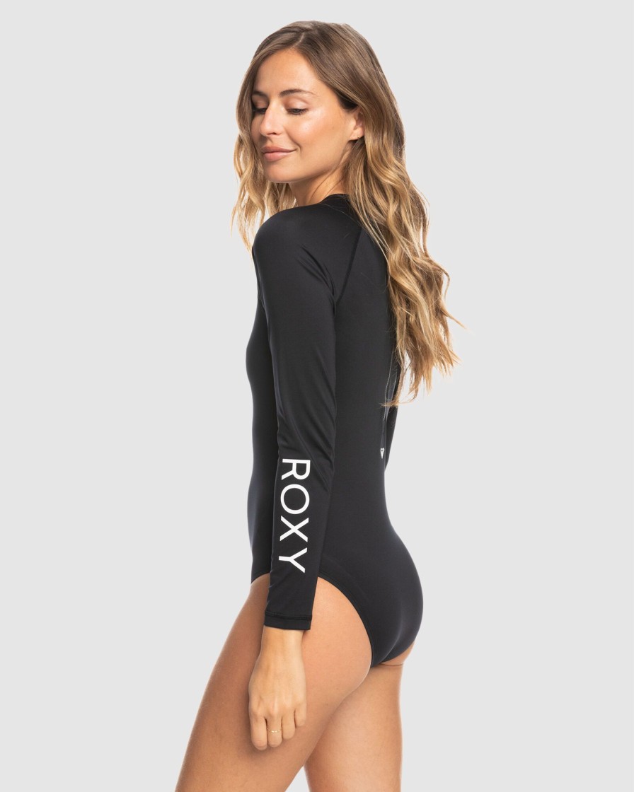 Women ROXY Rashvests | Womens New Essentials Long Sleeve One-Piece Swimsuit