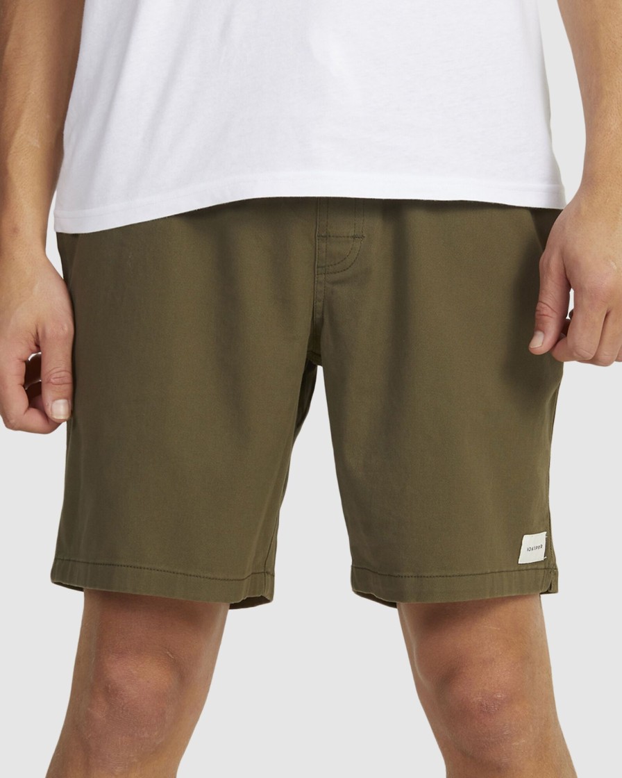 Men VONZIPPER Shorts | Twill Dogs Elastic Short