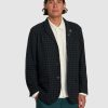 Men RVCA Jackets | Spun Spirit Studio Plaid Blazer