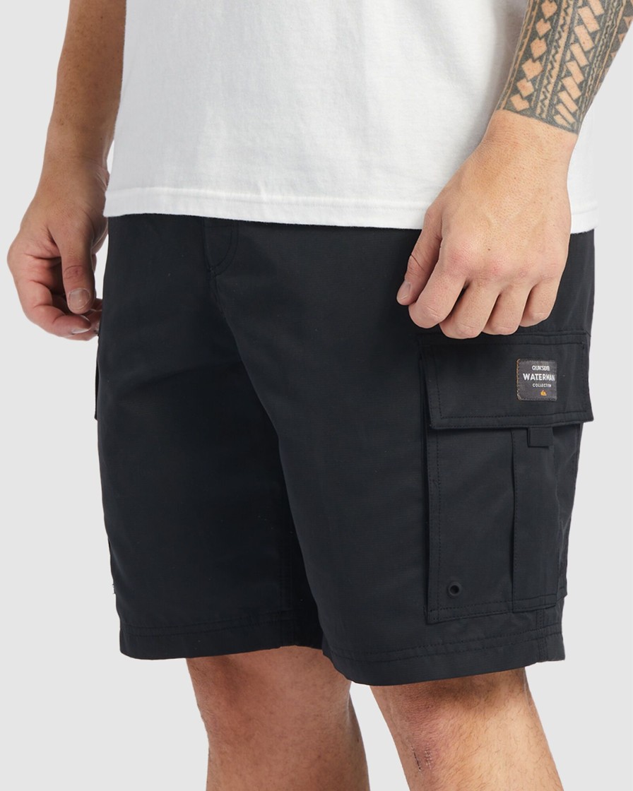 Men QUIKSILVER Shorts | Mens Waterman Maldive Atoll Cargo Shorts