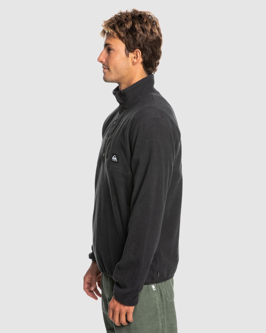 Men QUIKSILVER Jumpers & Hoodies | Mens No Destination Half Zip Hoodie