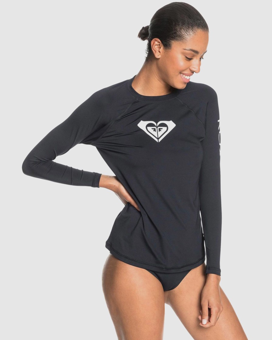 Women ROXY Rashvests | Womens Beach Classics Long Sleeve Upf 50 Rash Vest