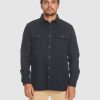 Men QUIKSILVER Shirts | Mens Salterhill Long Sleeve Shirt