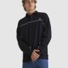 Men QUIKSILVER Knitwear | Mens Modular Rugby Long Sleeve Polo Shirt