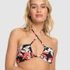 Women ROXY Bikini Tops | Womens Printed Beach Classics Tri Bikini Top