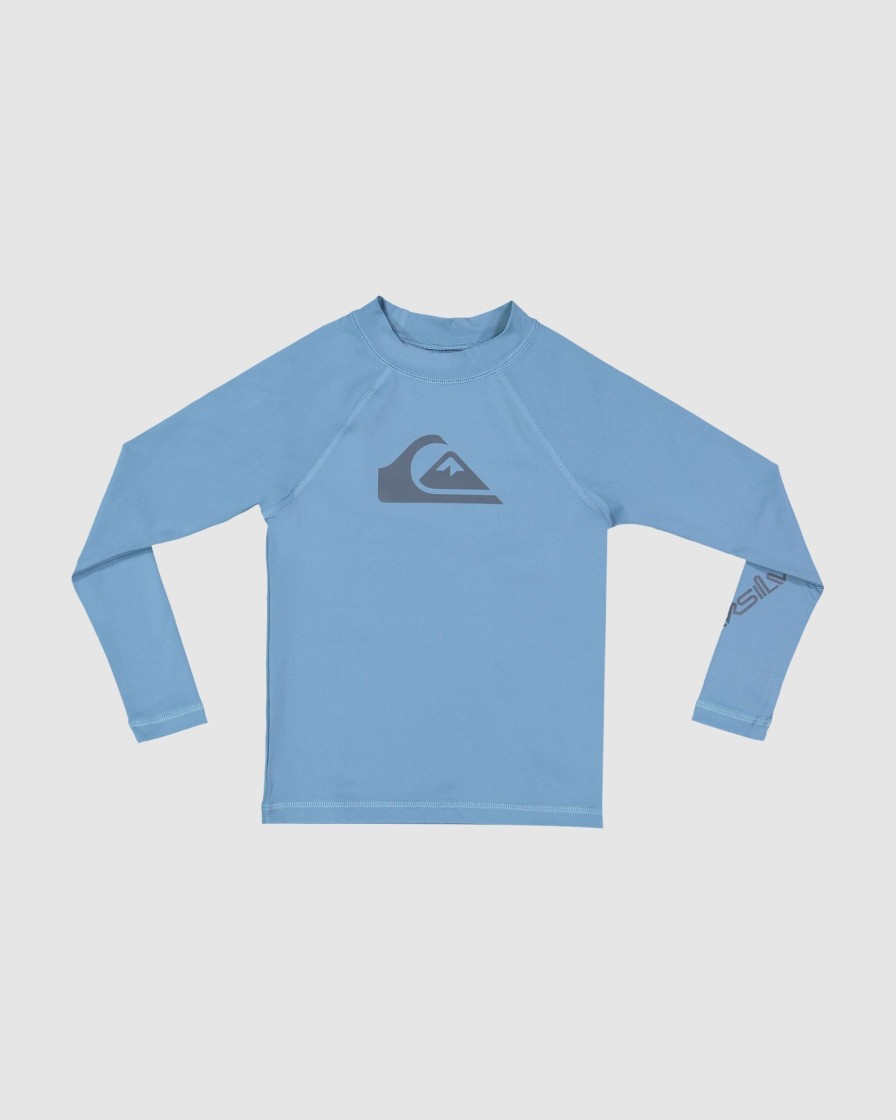 Youth QUIKSILVER Clothing | Boys 2-7 All Time Long Sleeve Upf 50 Rash Vest