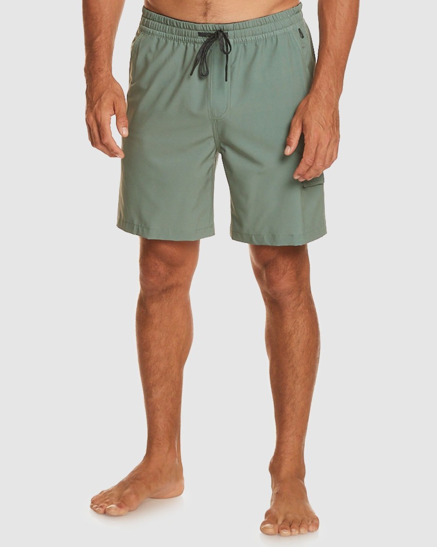 Men QUIKSILVER Boardshorts | Mens Taxer Cargo 18" Amphibian Boardshorts