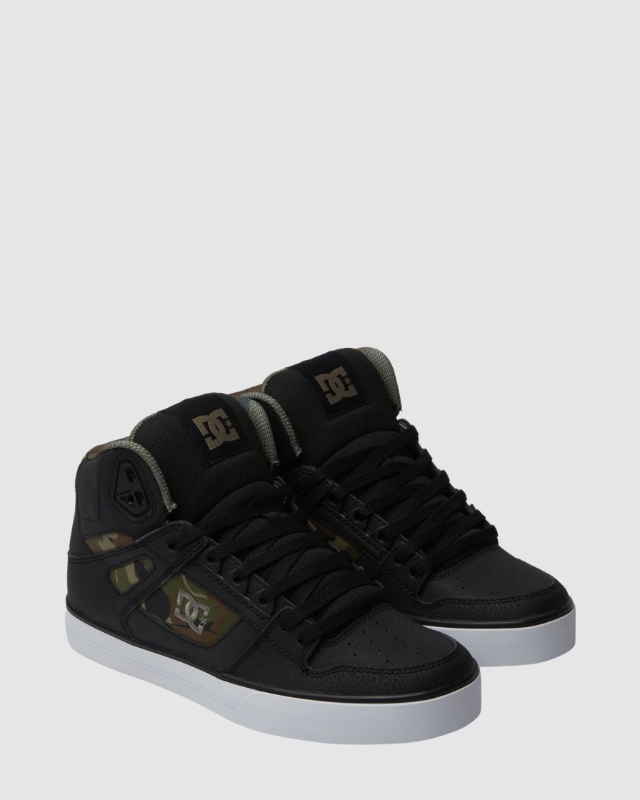 Men DC SHOES Sneakers | Men'S Pure High-Top Shoes