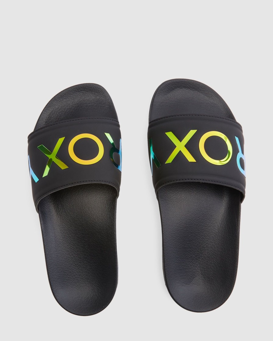 Women ROXY Slides | Womens Slippy Slider Sandals