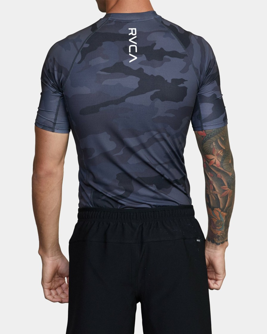 Men RVCA Rashvests | Va Sport Short Sleeve Rashguard