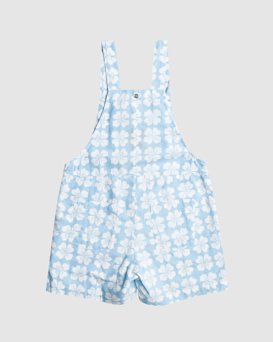 Youth ROXY Clothing | Girls 4-16 Favourite Places Dungaree Shorts