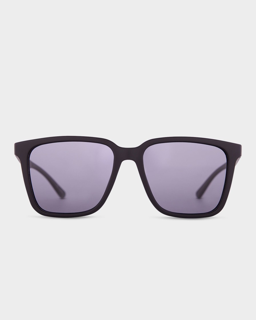 Men LE SPECS Sunglasses | Fair Game Matte Black Smoke M