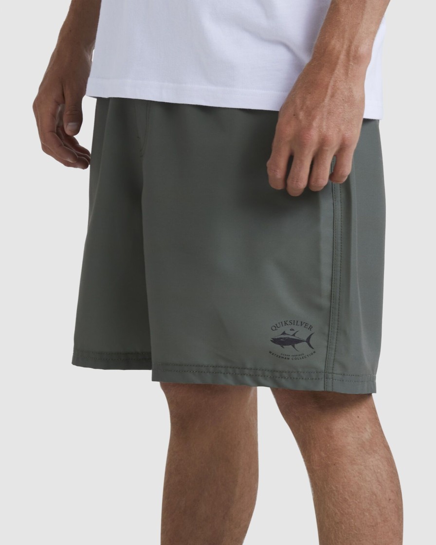 Men QUIKSILVER Shorts | Mens Focus Walkshort Elasticated Shorts