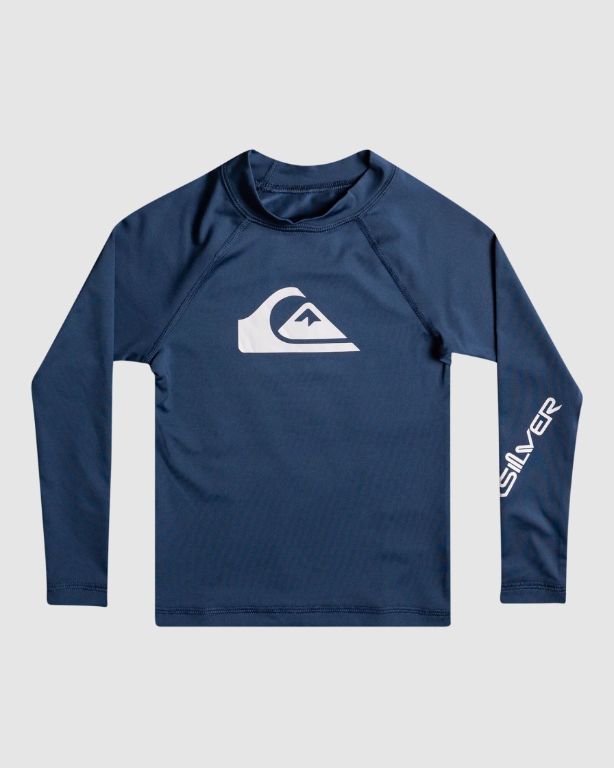 Youth QUIKSILVER Clothing | Boys 2-7 All Time Long Sleeve Upf 50 Rash Vest