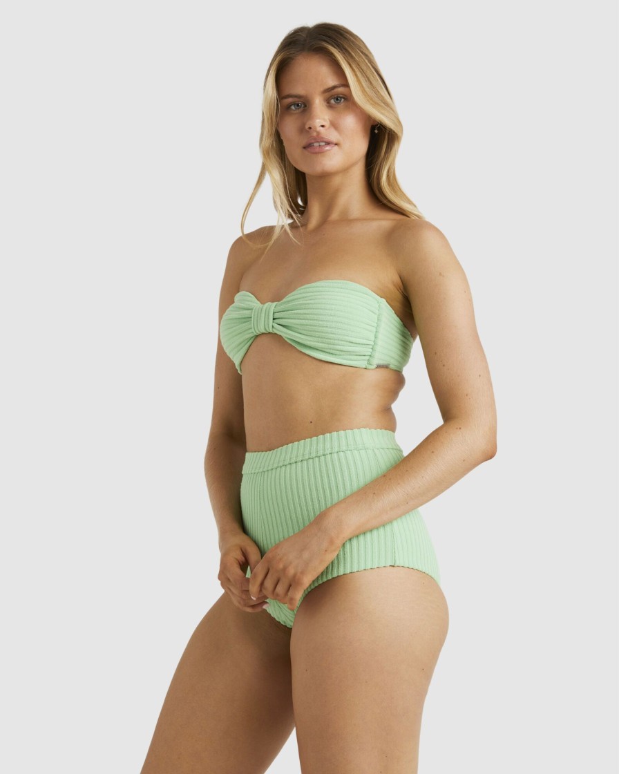 Women BILLABONG Bikini Tops | Terry Rib Betty Bandeau Top