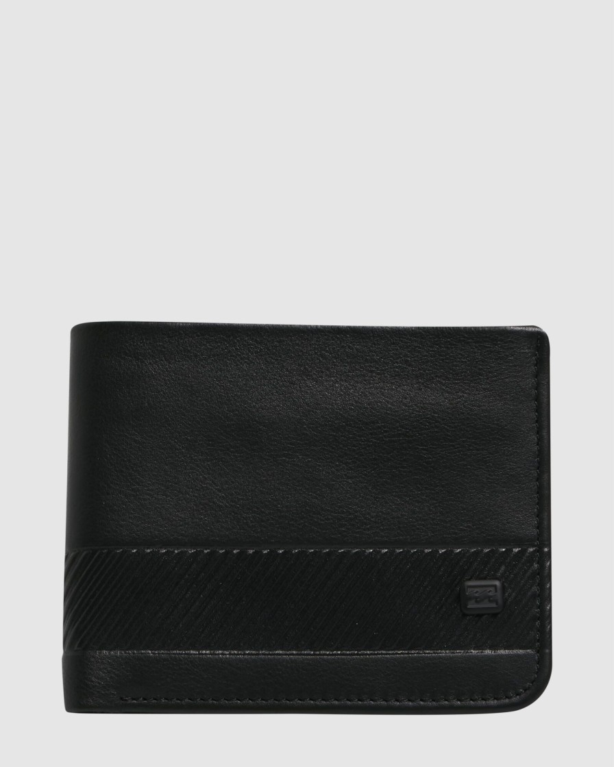 Men BILLABONG Wallets | Secret Pocket Leather Wallet