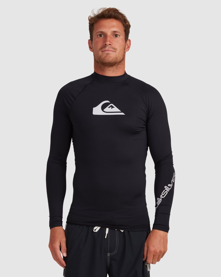 Men QUIKSILVER Rashvests | Mens All Time Long Sleeve Upf 50 Rash Vest