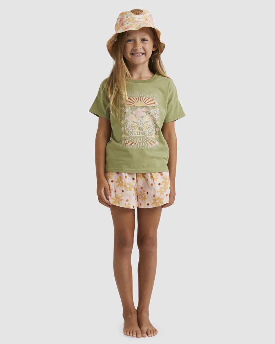 Youth BILLABONG Clothing | Girls 0-5 Moonlight Sun T-Shirt