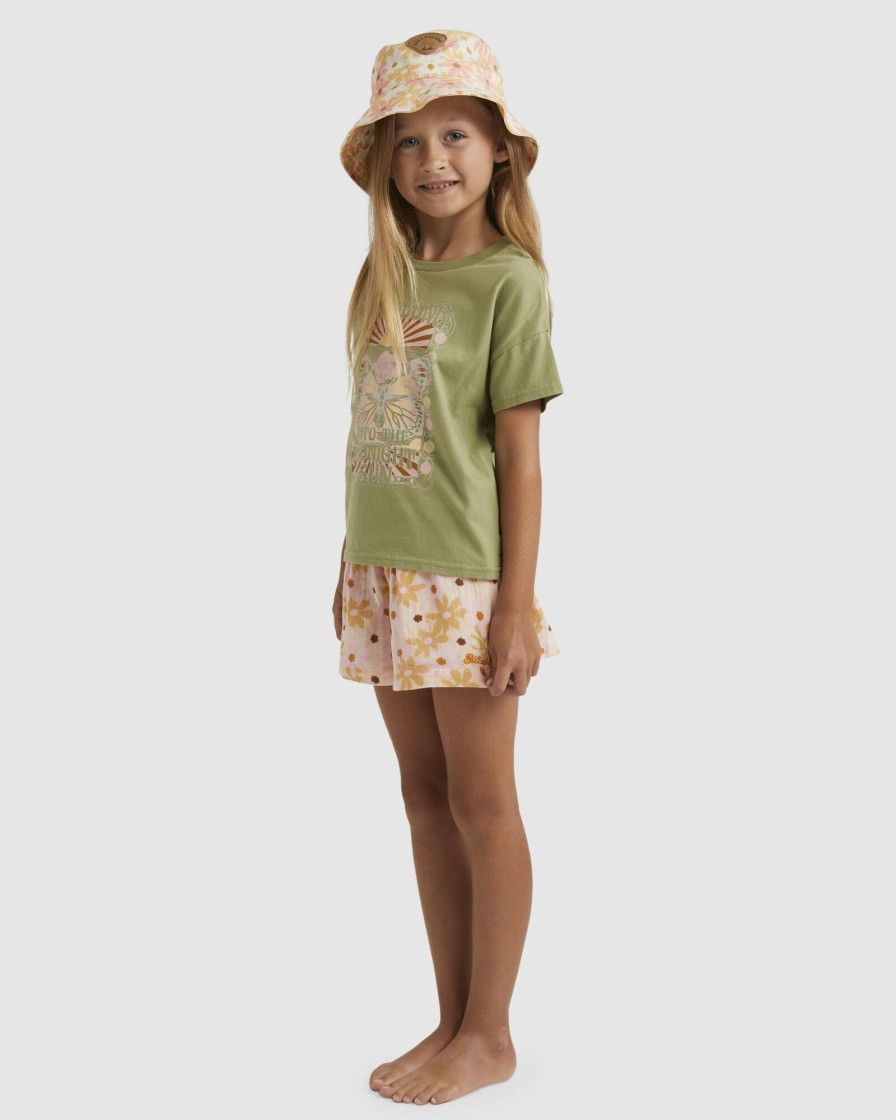 Youth BILLABONG Clothing | Girls 0-5 Moonlight Sun T-Shirt