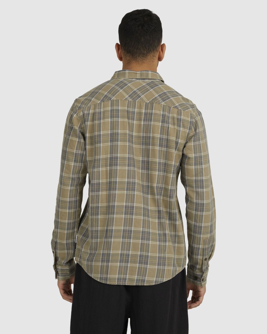 Men RVCA Shirts | Treets Long Sleeve Shirt