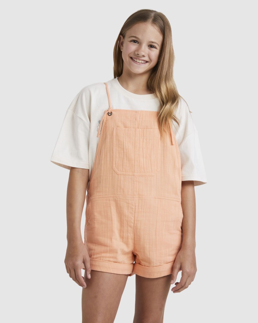 Youth BILLABONG Clothing | Girl'S Montana Dungaree Shorts