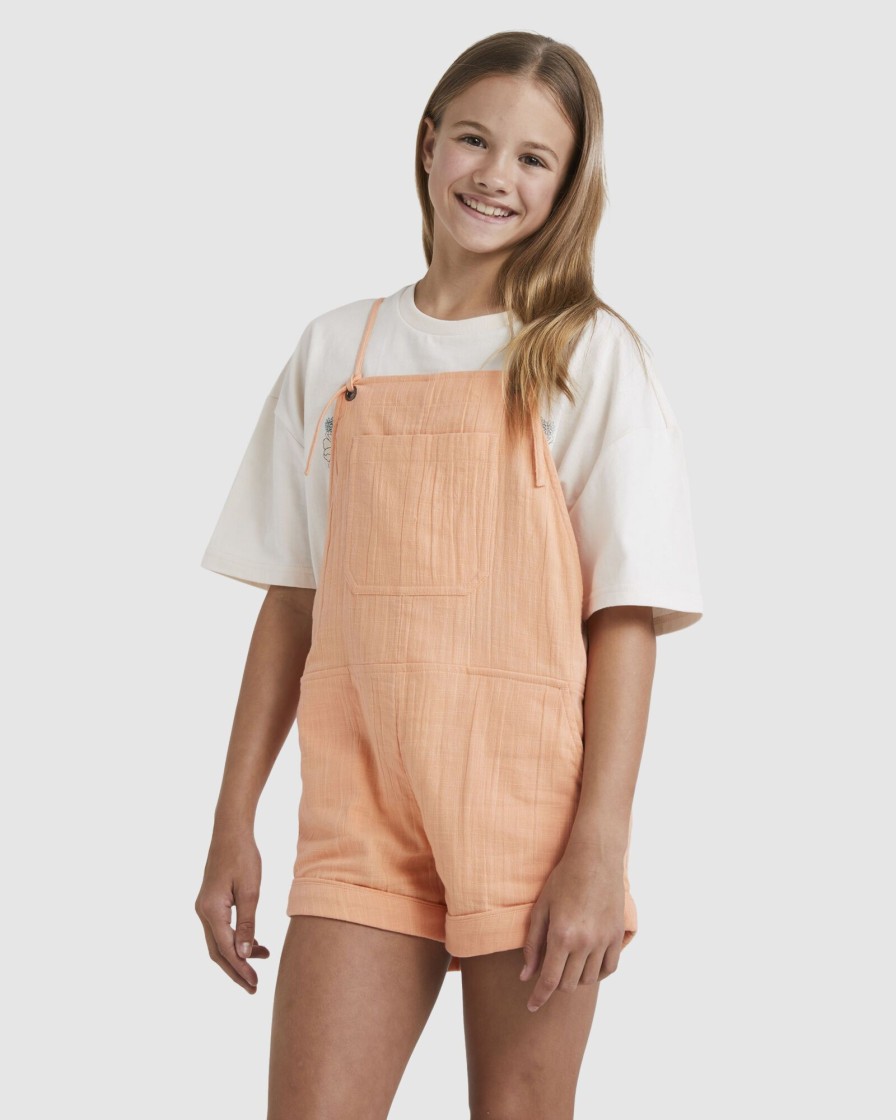 Youth BILLABONG Clothing | Girl'S Montana Dungaree Shorts