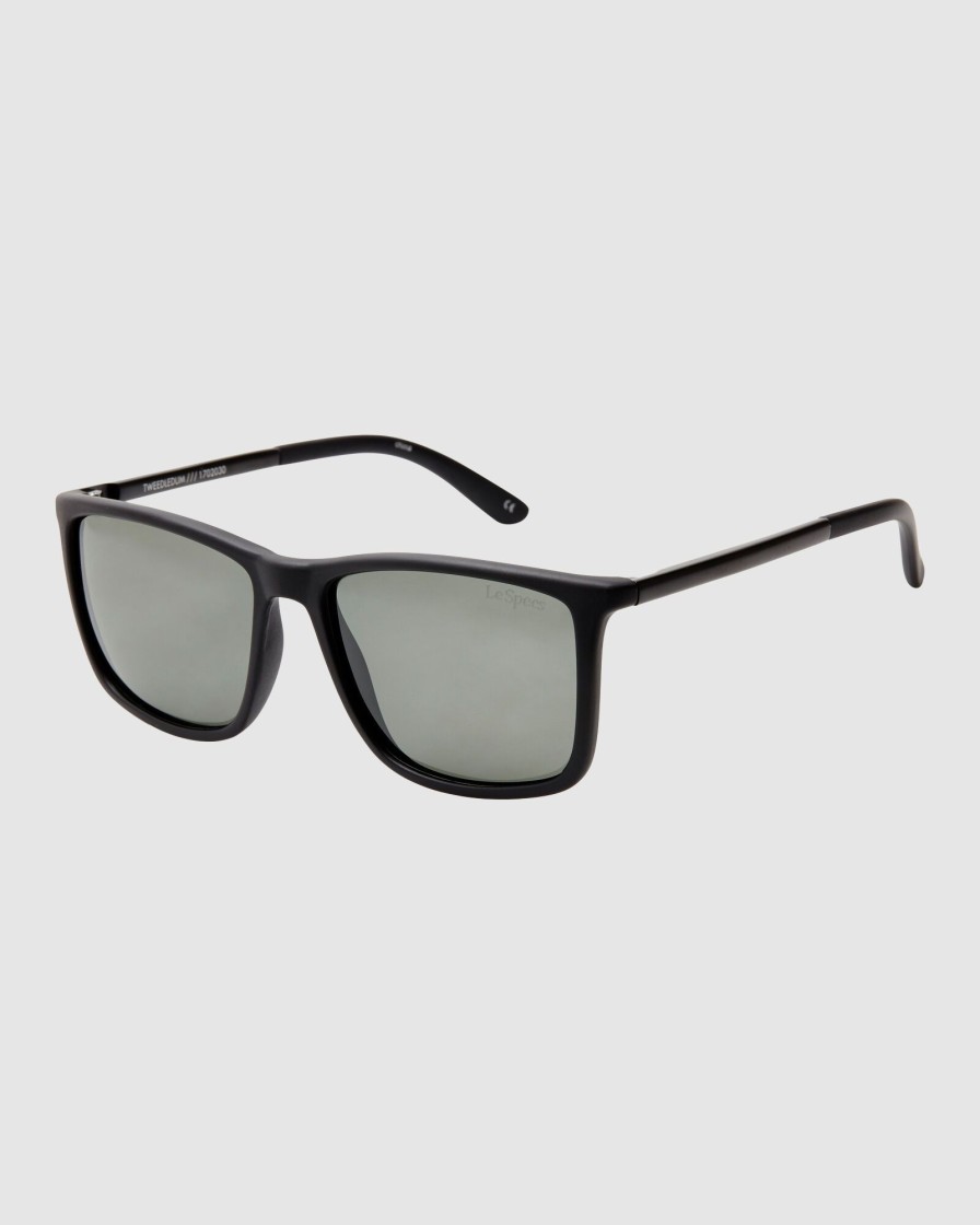 Men LE SPECS Sunglasses | Tweedledum Matte Black Modern