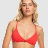 Women ROXY Bikini Tops | Womens Roxy Love The Surf Knot Bikini Top