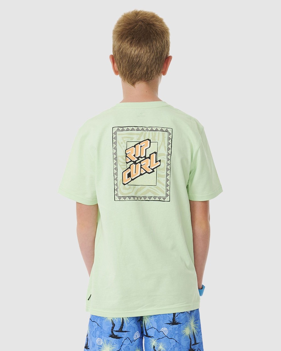 Youth RIP CURL Clothing | Shred Rock Logo Tee - Boy