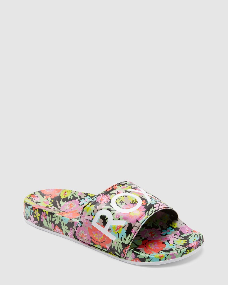 Women ROXY Slides | Womens Slippy Slider Sandals