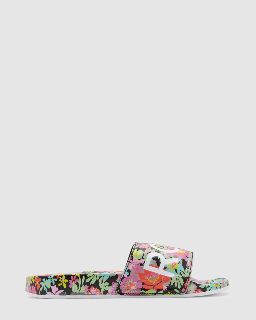 Women ROXY Slides | Womens Slippy Slider Sandals