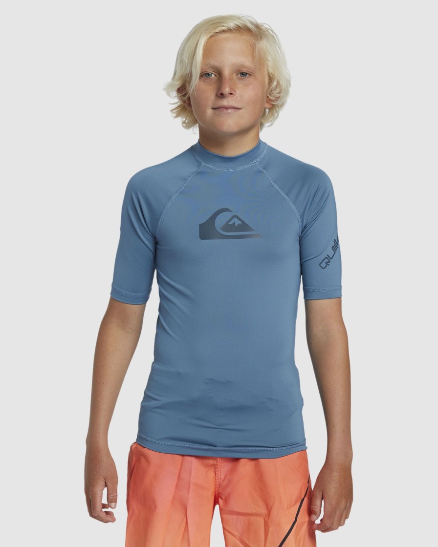 Youth QUIKSILVER Clothing | Boys 8-16 All Time Short Sleeve Rash Vest