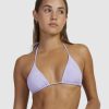 Women RVCA Swimwear | Daisy Slide Halter Bikini Top