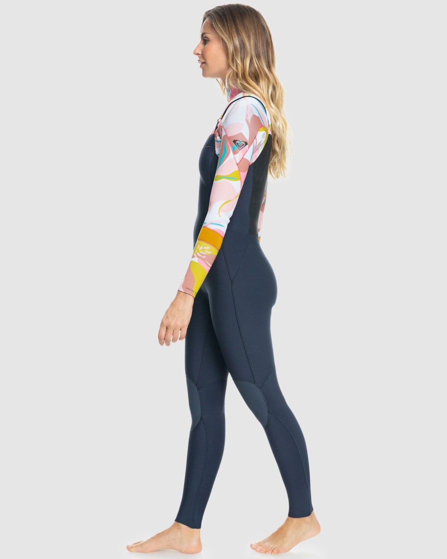 Women ROXY Wetsuits | Womens 3/2Mm Syncro Chest Zip Wetsuit