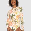 Women ROXY Rashvests | Onesie Long Sleeve One-Piece Swimsuit