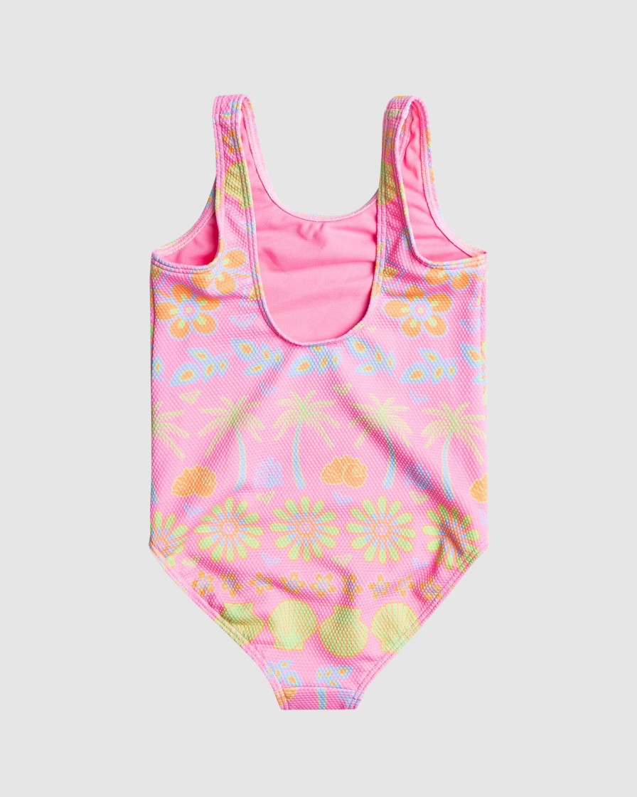 Youth ROXY Clothing | Girls 2-7 Beach Day Together One-Piece Swimsuit